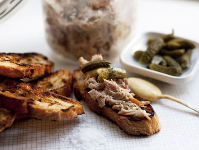 Mes Rillettes de Canard aux Cèpes