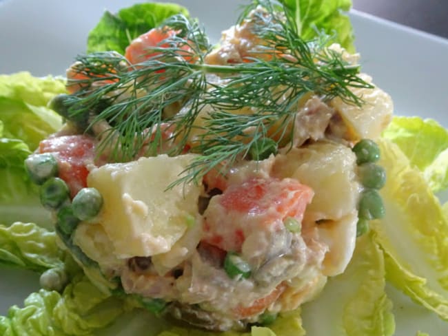 Salade russe - Salade Olivier