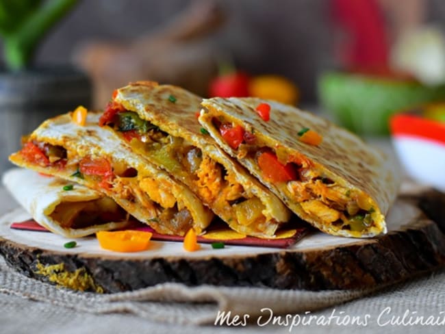 Les quesadillas mexicains