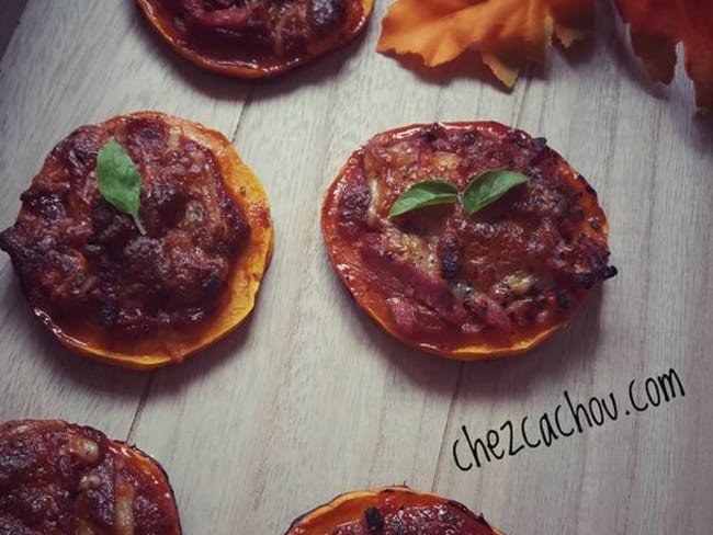 Butternut façon pizza