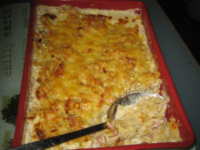 gratin savoyard de crozets au beaufort 