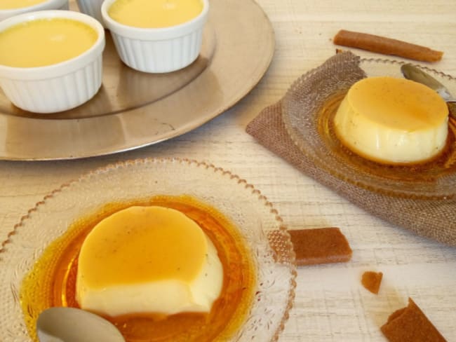 La crème renversée au caramel