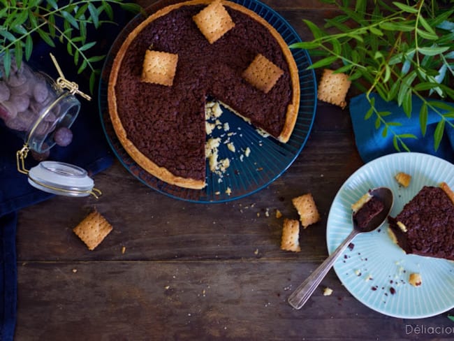 Tarte moelleux chocolat