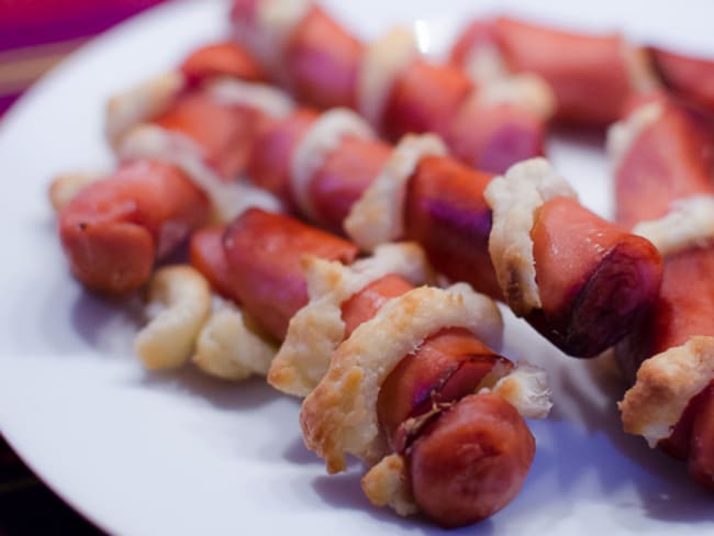 Saucisses torsadées feuilletées