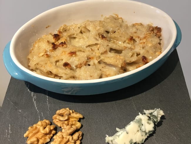 Taillerins aux noix sauce roquefort et noix