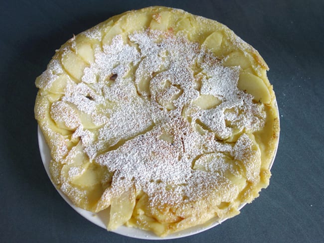 Crêpe épaisse aux pommes