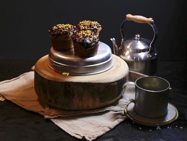 Petits gâteaux à la farine de sarrasin fruits secs et chocolat