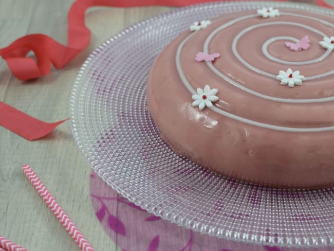 Mon entremet facile à la framboise