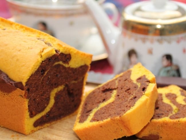 Cake au chocolat noir et potimarron