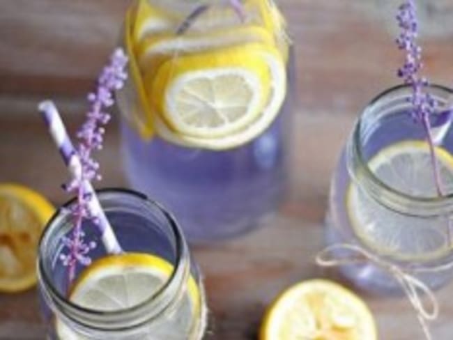 Limonade minceur à la lavande