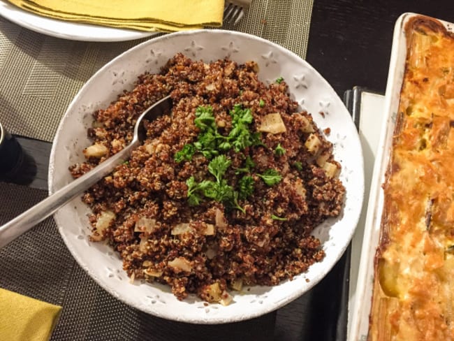 Pilaf de quinoa au fenouil