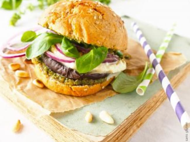 Mini burger végétarien sans gluten