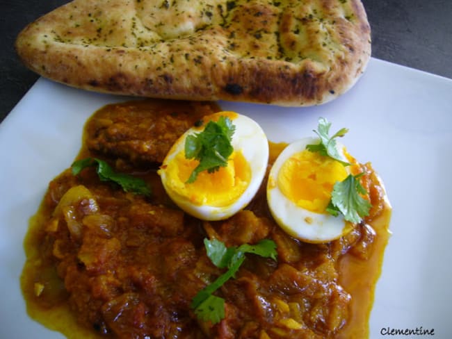 Ande Ki Kari : oeufs durs en sauce tomate aux parfums de la cuisine indienne