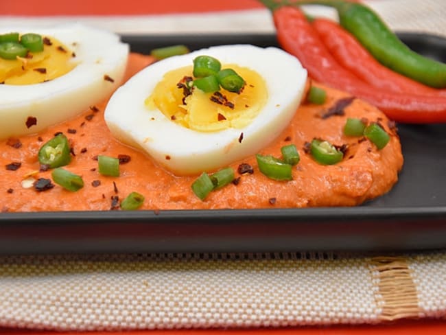 Sambal Goreng Telur- Oeufs Pimentés à l'Indonésienne