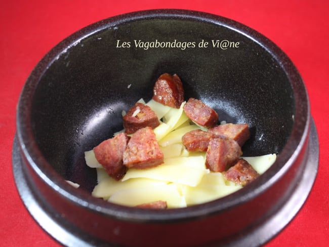 Soupe franc-comtoise à la saucisse de Morteau et au fromage Comté