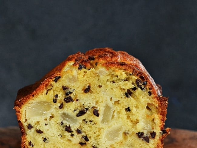 Cake Poire et Grué de cacao