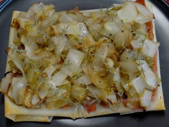 Feuille de brick aux endives et Serrano à la cancoillotte : une recette légère et savoureuse