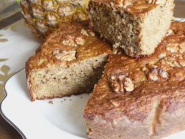 Cake ananas courgette