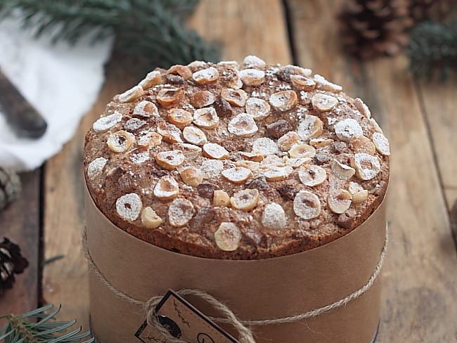 Panettone traditionnel avec gianduja