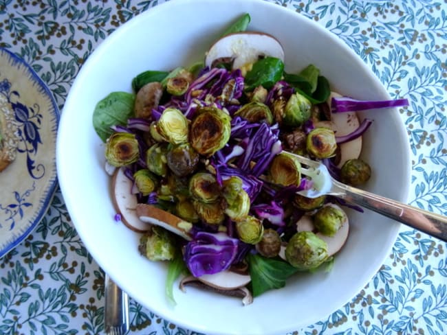 Salade aux choux de Bruxelles