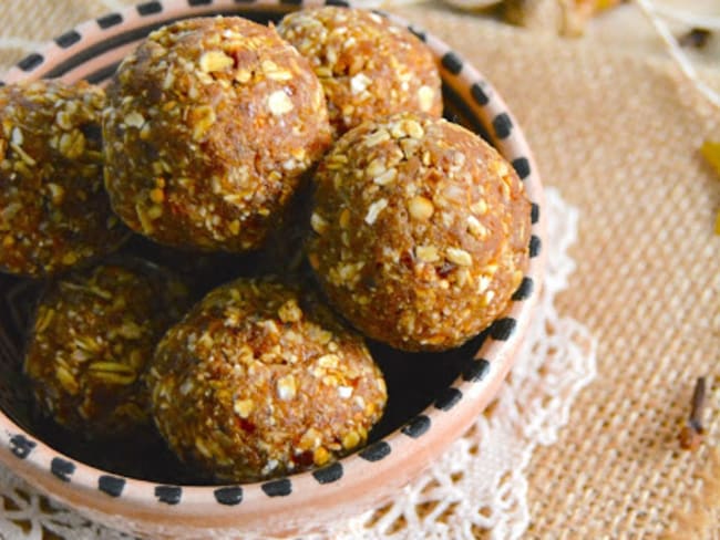 Gingerbread Bites Vegan et sans gluten.