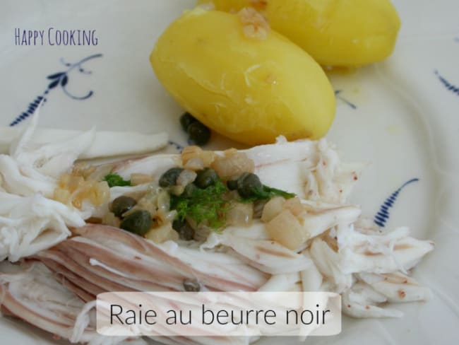 Raie au beurre noisette et câpres