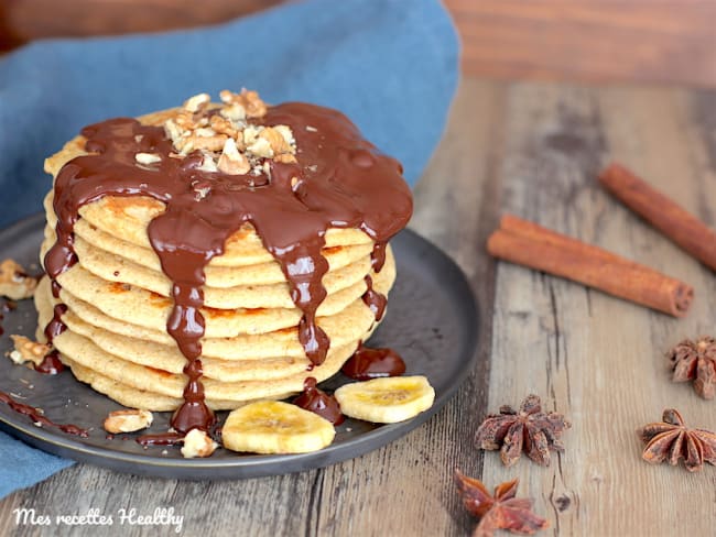 Pancake au mascarpone et vanille sans gluten