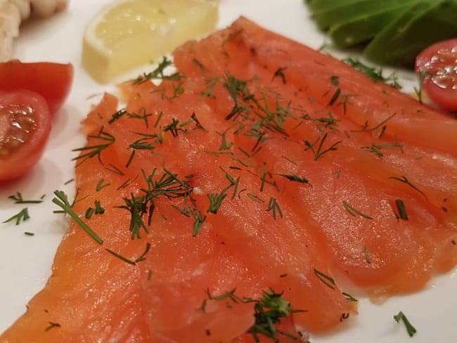 Saumon gravlax