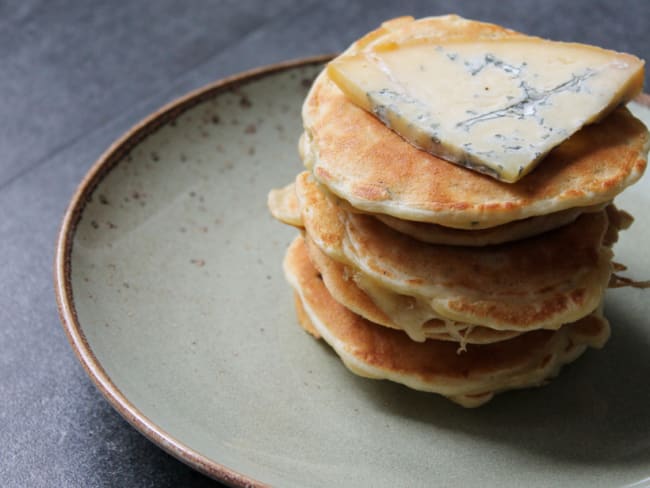 Pancakes salés à la Fourme de Montbrison