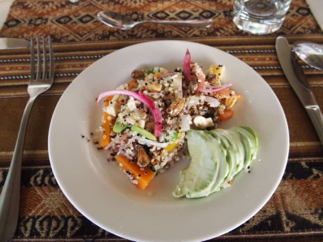 Salade Inca au quinoa coloré
