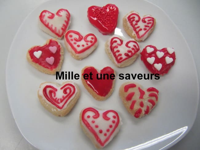 Petits coeurs de Noël