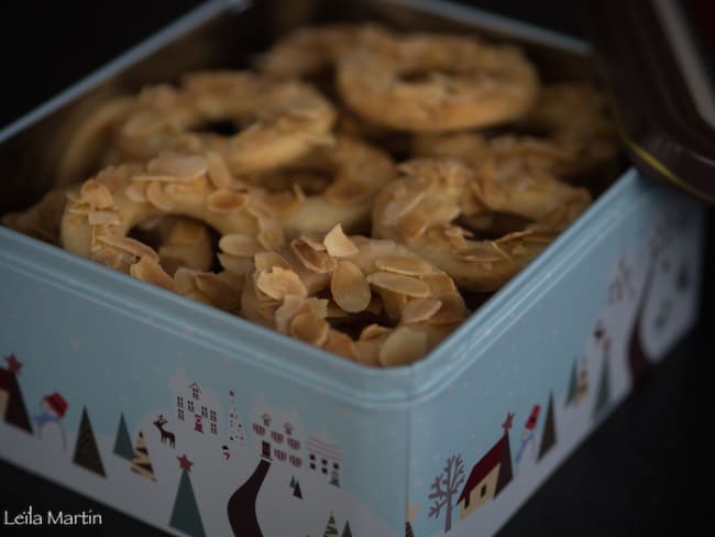 Biscuits de Noël à l'orange et aux amandes