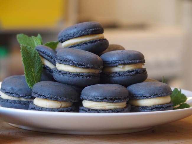 Macaron au chocolat blanc