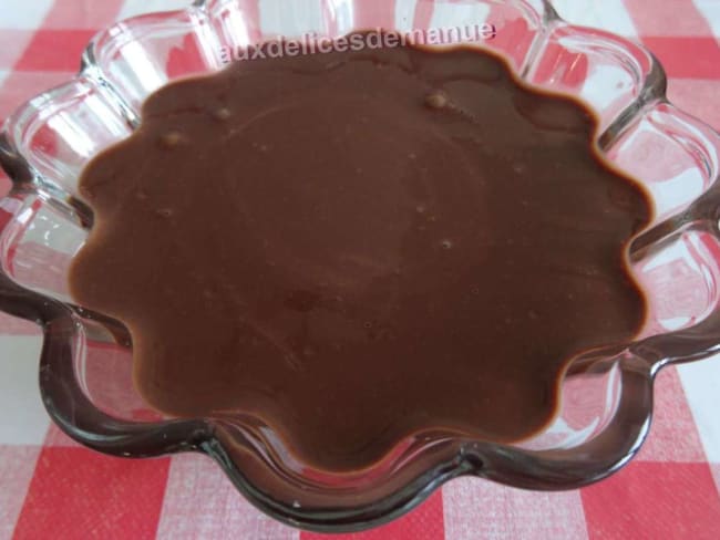 Sauce chocolat au rhum ambré au companion