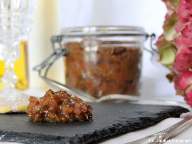 Le chutney de figues miel et cannelle