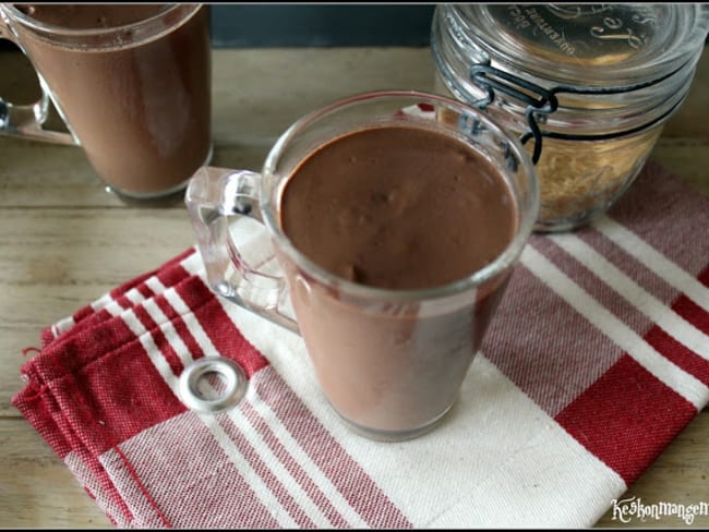 Pots de crème au chocolat végétaliens