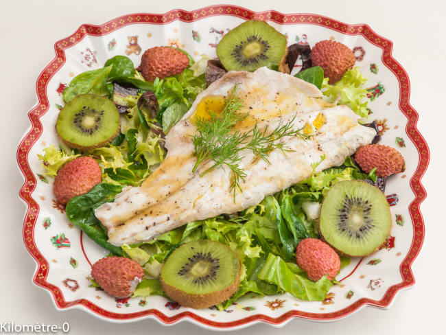 Salade de bar aux fruits d'hiver