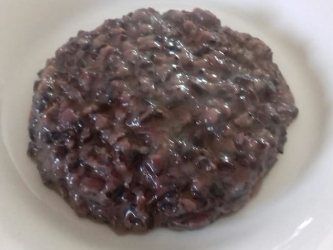 Risotto de riz venere à la truffe noire