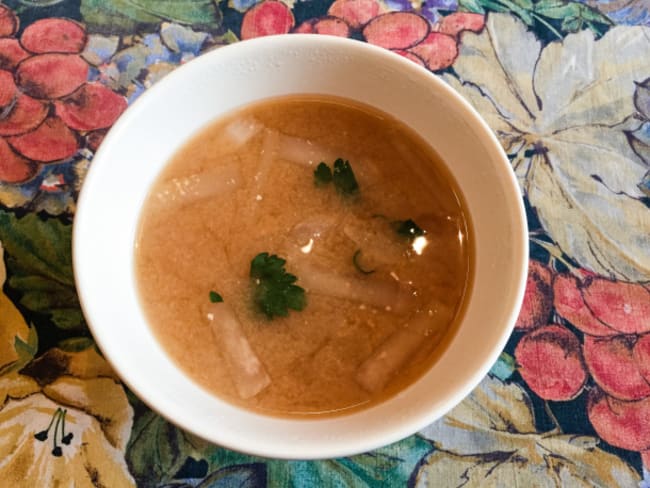 Miso au radis daikon