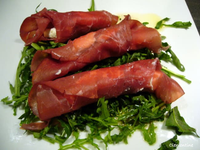 Involtini de bresaola à la ricotta - rouleaux de bresaola à la ricotta