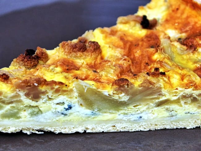 Tarte au chou-fleur et au roquefort