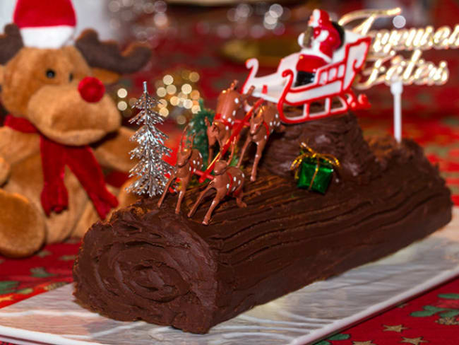 Bûche d'Antan aux épices de Noël