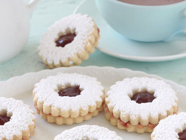 Sablés fondants à la confiture