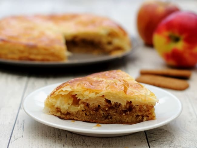 Galette des rois pommes et spéculoos pour fêter les rois mages