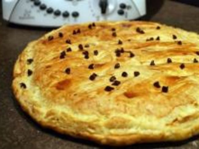 Galette des rois poire chocolat au Thermomix facile et rapide