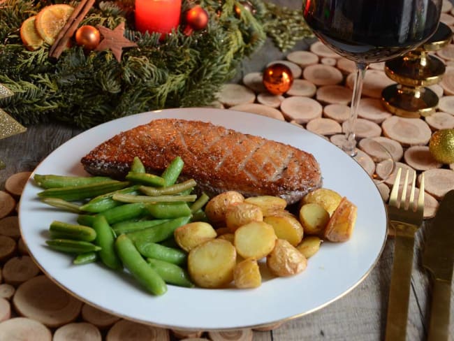 Magret de canard fermier en croûte de sel