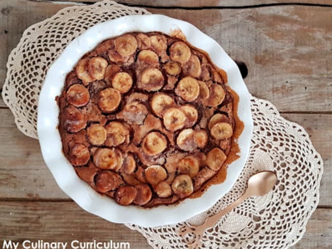 Clafoutis bananes et Nutella