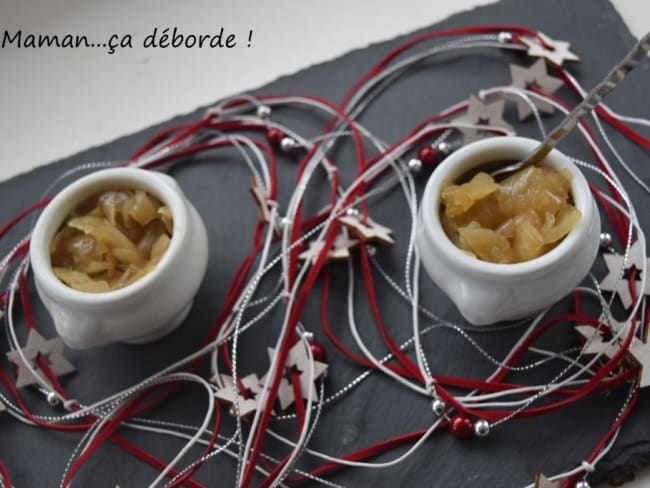 Confit d'oignon facile et rapide