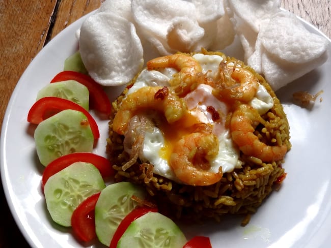 Nasi goreng udang