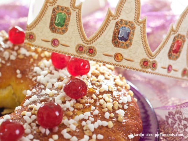 Brioche des rois en provence, à la fleur d’oranger